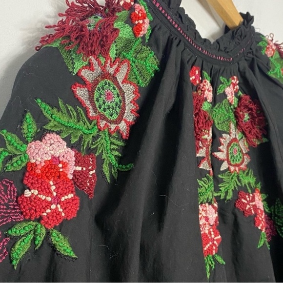 ZARA Top Embroidered Back Blouse - Picture 10 of 16